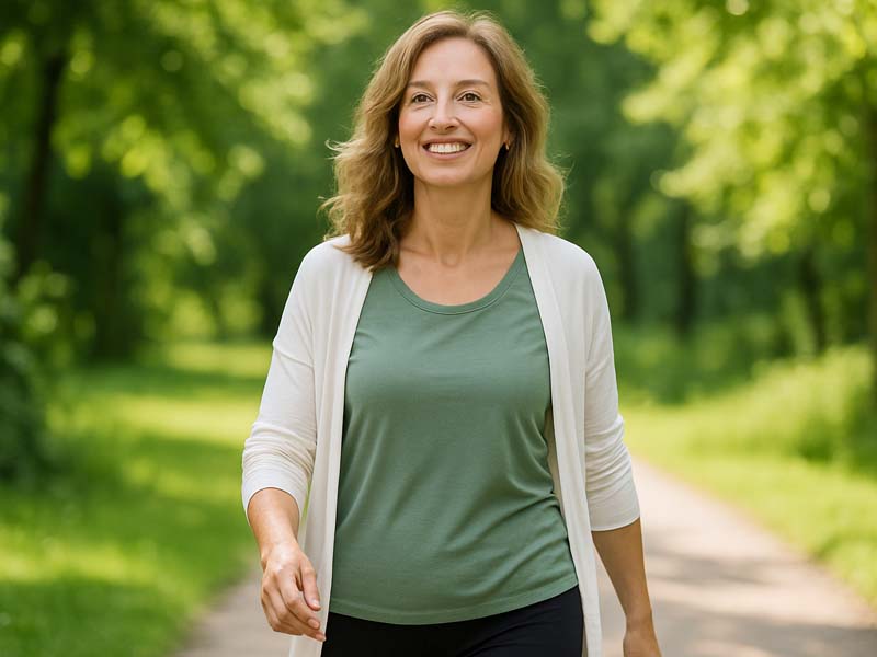 Supporto naturale per silhouette leggera e femminile