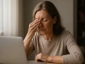 Problemi visivi causati da affaticamento e luce degli schermi