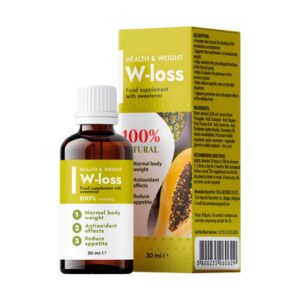 W-Loss gocce quotidiane per equilibrio e benessere nel controllo del peso